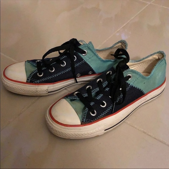 black, blue, white with orange low too converse - Picture 5 of 5